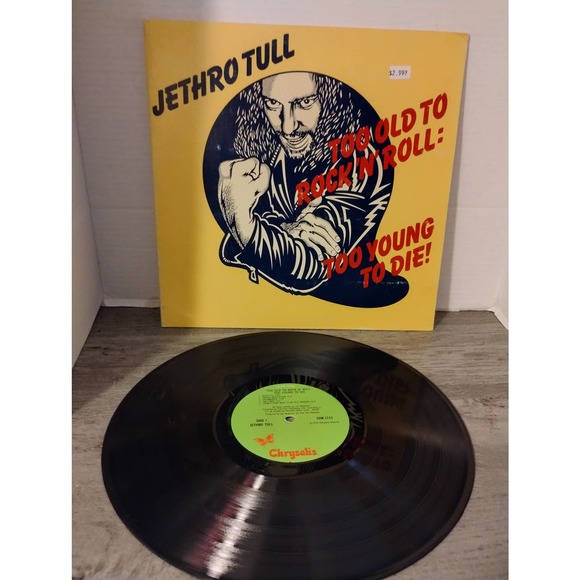 JETHRO TULL Too Old To Rock n Roll CHR111 1976 Viny Chrysalis Lp - Picture 2 of 6